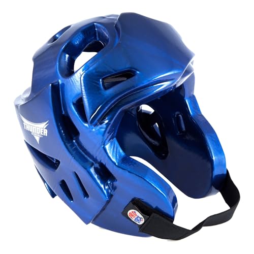 ProForce Thunder Double Layered Boxing/Martial Arts Sparring Headgear - color: Blue, size: Small