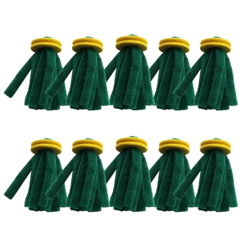 DQITJ 10 Pcs Spawning Mop for Fish Floating Cotton Spawning Mop Replacement Breeder Mop for Aquarium Fish Tank (Random Color)