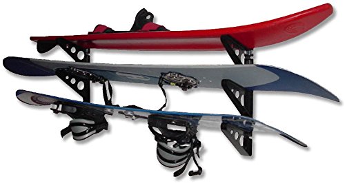 StoreYourBoard Water Ski Wall Mount Storage Rack, Waterski Gear Organization System, Horizontal Home and Garage Organizer (Pack of 2) - size: Large (Pack of 2)