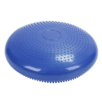 Balance Disc Cushion Mat Yoga Massage Ball Pad Fitness Exercise Training Ball for Yoga Balance Exercise Children's Concentration and Balance (Blue)