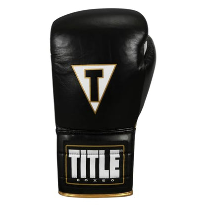 Title Boxeo Mexican Leather Lace Training Gloves Quatro - size: 16 oz