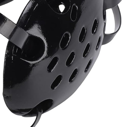 Wrestling Headgear Grappling Ear Guard MMA Ear Protector with 11-Hole Breathable Design and Soft Chin Pad for Adult Men Women Black