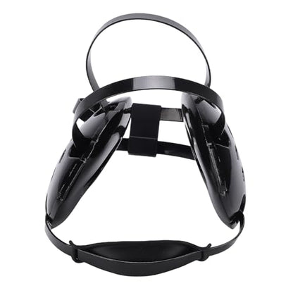 Wrestling Headgear Grappling Ear Guard MMA Ear Protector with 11-Hole Breathable Design and Soft Chin Pad for Adult Men Women Black