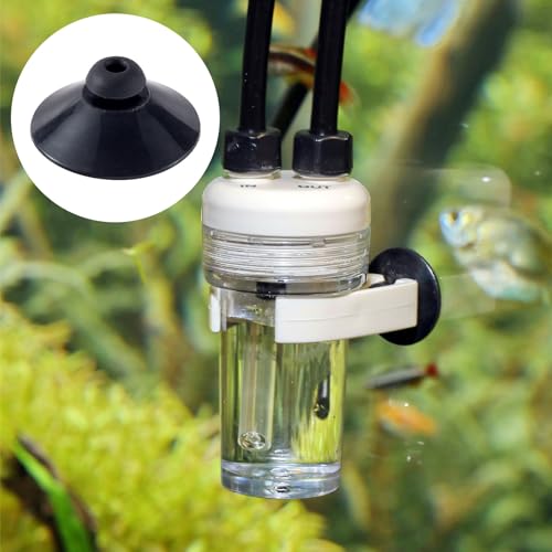 OIIKI 15PCS Fish Tank Suction Cup Clips, Black Aquarium Suction Cup Camp Clips for Fish Tank Attachments for Tank Pump, Overhead Line Tube, Fish Tank Aeration Setup - color: Black,15pcs