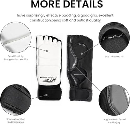 Taekwondo Sparring Gear, Taekwondo Shoes & Sparring Gloves. - size: Small