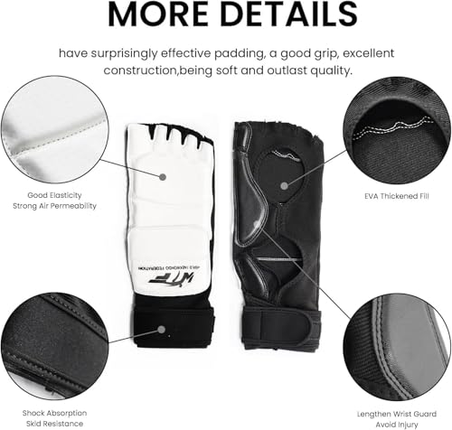 Taekwondo Sparring Gear, Taekwondo Shoes & Sparring Gloves. - size: Large