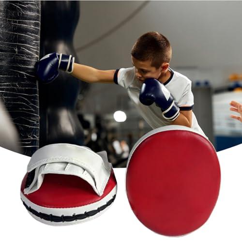 Boxing Mitts Martial Art Karate Strike Shield - color: Red