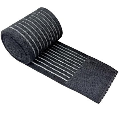 Cold Pack Strap, Elastic Belt to Wrap Cold Pack, Ice Pack Extender Strap, Add Length to Most Ice Pack, Multifunctional (Black) - color: Black