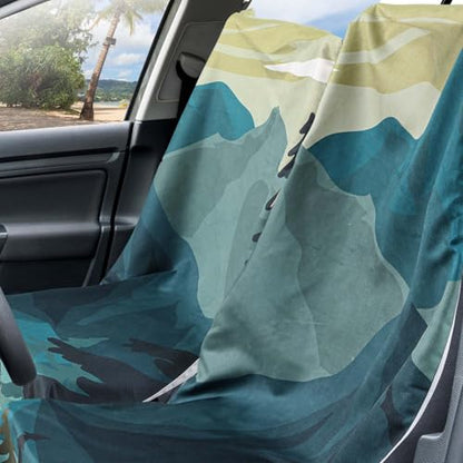 Hahafelt 2 Pack Car Seat Towel Cover with Storage Bag, Grizzly Guide - style: Grizzly Guide