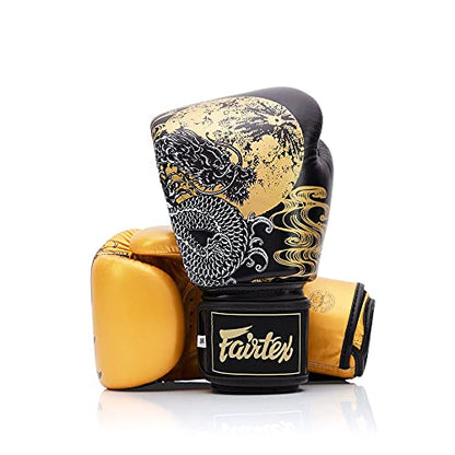 Fairtex BGV26 Harmony Boxing Gloves, Leather Muay Thai MMA Kickboxing Gear - size: 14oz