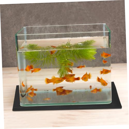 Toyvian Aquarium Bottom Mat Thicken Eva Fish Tank Pad Non Slip Cushioning for Terrarium Wear Resistant Cuttable Design Fish Tank Mat