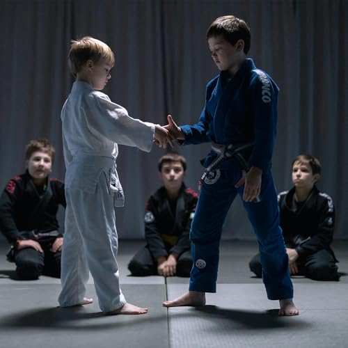 MSMAX Karate Gi for Kids Students Martial Arts Training Uniform with Belt for Judo and Karate Taekwondo Jiu Jitsu - size: 3
