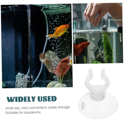POPETPOP Aquarium Rim Clamp Soft Aquarium Tank Water Filler Cup Clips Tank Hose Holder