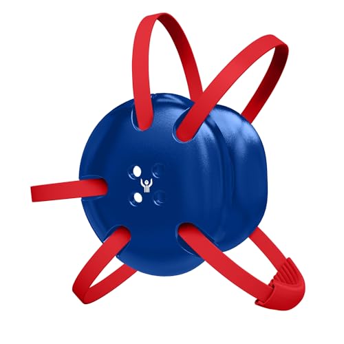 | Wrestling Classic Headgear Earguard Adult Grappling Head Gear Adjustable Ear Guards Varsity Red Straps - style: Royal Blue w/ Varsity Red Straps