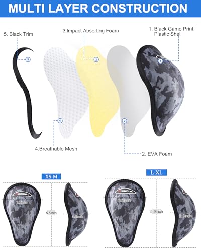 Roadbox Youth Boys Compression Shorts with Protective Cup Baseball Football - color: 2pack Black+white(1 Cup), size: Small