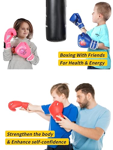 Boxing Gloves for Kids & Toddler & Youth - color: New Pineapple, size: 4oz