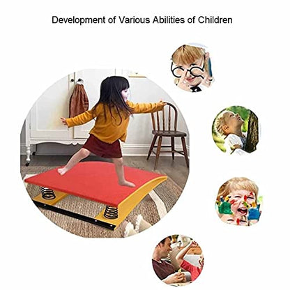 Junior Springboard Gymnastics Vaulting Training Equipment for Kids - 2 Springs Indoor Outdoor Home Floor Sport, Beginner Springboards