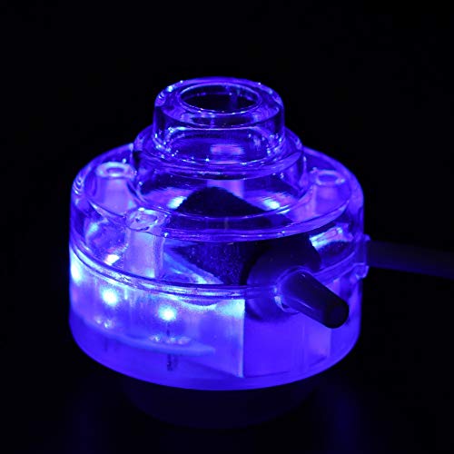 Colorful Gradient Even Air Output Underwater Bubble Fish Tank Light LED, Submersible Light, Waterproof for Fish Tank(U.S. regulations)