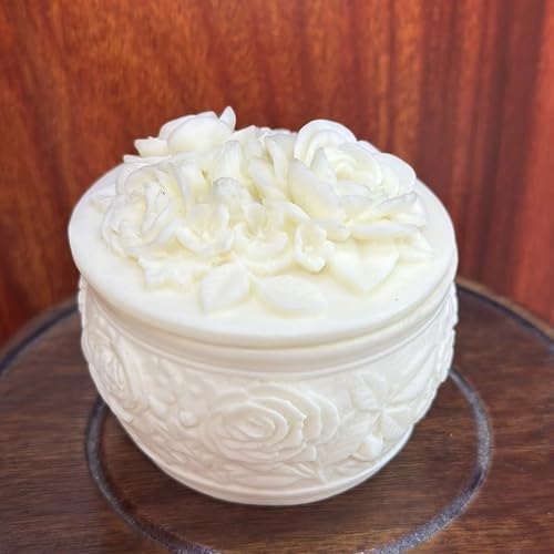 Jewelry Storage Tank Flower Jewelry Box Necklace Ring Storage Jar Jewelry Display Box Home Decor Ornaments Storage Container