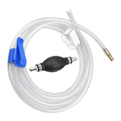 FRCOLOR Manual Siphon Pump Water Suction Hose Kit for Fuel Oil Transfer, Vehicle Guide Oil Tube with Hose, Suitable for Fish Tank Water Change and Automotive Use