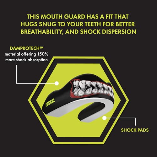 DAMAGE CONTROL Extreme Impact Sports Mouth Guard w/Case – Bitemare - color: Bitemare Ei, size: Adult
