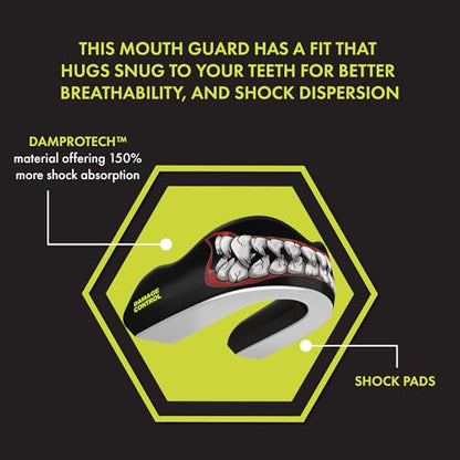 DAMAGE CONTROL Extreme Impact Sports Mouth Guard w/Case – Bitemare - color: Bitemare Ei, size: Adult