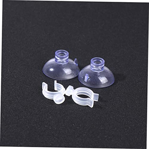 20pcs Hose Clip for Aquariums Professional Cup Holders for Fish Tank Pump Tubes Easy Install Uninstall Design - size: 2.9X1.2X0.4cm