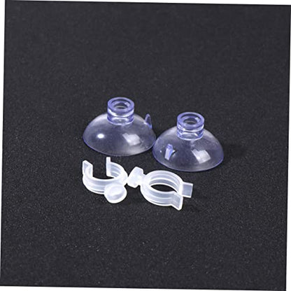 20pcs Hose Clip for Aquariums Professional Cup Holders for Fish Tank Pump Tubes Easy Install Uninstall Design - size: 2.9X1.2X0.4cm