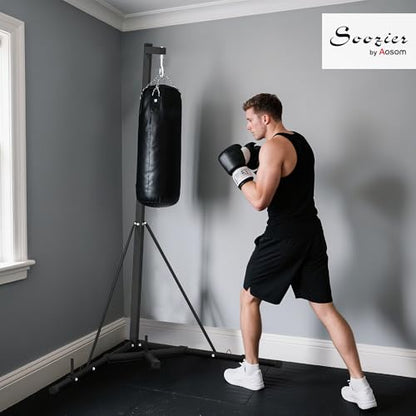 Soozier Foldable Punch Bag Stand Height Adjustable