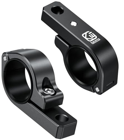 BRCOVAN Light Bar Mounts 2PCS, Aluminum Alloy Off-Road LED Light Mounting Bracket, Fit for Round Rails 0.75" / 0.875'' / 1" / 1.125'' /1.26" / 1.375'' in Diameter, for Motorcycle ATV UTV Boat Truck