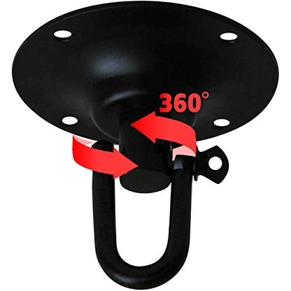 HUNTER Professional Speedbag Swivel, Heavy Bag Hangers Brackets for Wood Beam - Multi-Direction Swivel Heavy Duty Ceiling Hook Hanger