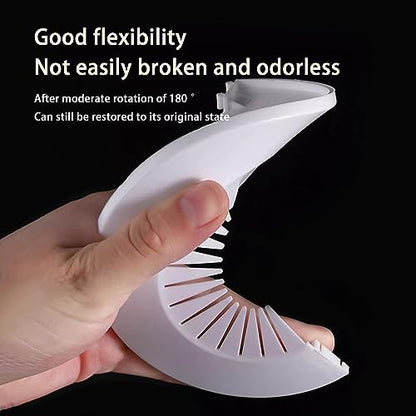 MAGO FAMILY MAGIC Fit 2.95 to 4.49 inch Outer Diameter Flange Water Pipe Cover Decoration White Radiator PP Plastic Escutcheon Collar Plumbing Cover Plates for Wall Pipe, 1 Piece (75-114mm)