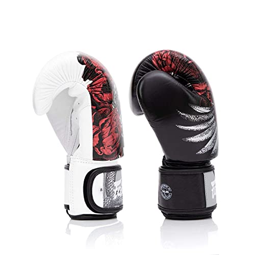 Fairtex Beauty of Survival Limited Edition Boxing Gloves | Premium Craftsmanship |Full-Grain Leather| Stylish Design | Adjustable Fit | Unique Artwork | Hook and Loop Straps - size: 10 oz