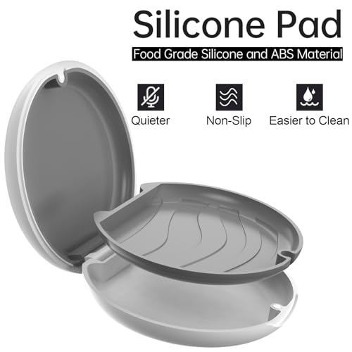 Retainer Case with Mirror, Slim Aligner Case for Invisalign with Tool Kit - color: White