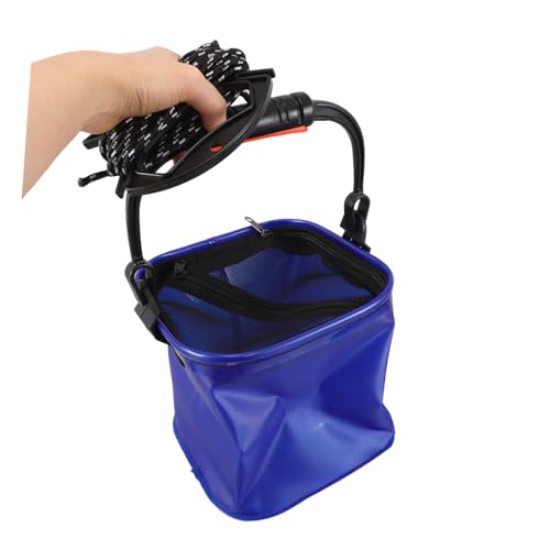 Mikikit Lightweight Eva Fishing Bucket Handle for Outdoor Camping Hiking and Live Fish Storage Portable Leak-resistant and Versatile Utility for Fishing and Travel