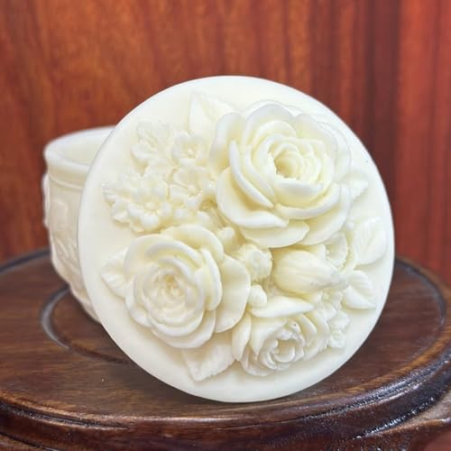 Jewelry Storage Tank Flower Jewelry Box Necklace Ring Storage Jar Jewelry Display Box Home Decor Ornaments Storage Container