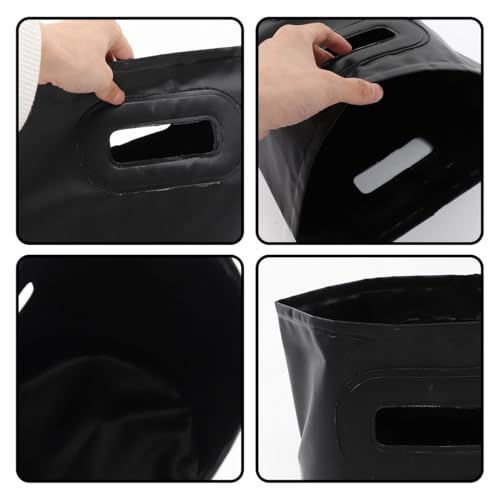 Outdoor Collapsible Bucket Folding Fishing Bucket Portable Water Tank Comfort Grip Handles for Camping Hiking