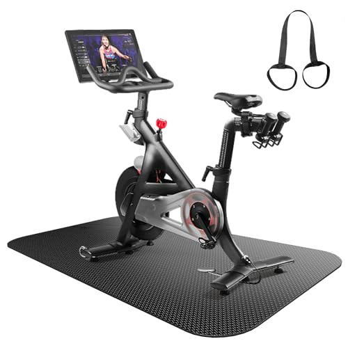 Treadmill Mat,Bike Mat,Stationary Bike Mat,Foldable Treadmill Mat for Hardwood Floors and Carpet.for Exercise Bike,Exercise Equipment Indoor Cycles,Rowing Elliptical (23.6" X 60") - color: 23.6" X 60"