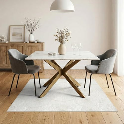 5'x7' Washable Abstract Geometric Area Rug, Cream Non-Shedding Pet Friendly Carpet for Small Living Room, Playroom, Bedroom, Easy Care Kids Safe Mat | Ref:1955516 - color: Beige/Pattern 19, size: 5' x 7' (Rectangular)