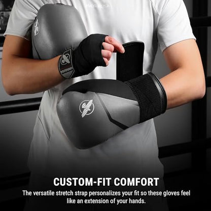 Hayabusa E1 Boxing Gloves for Men and Women - color: Grey/Black, size: 12oz