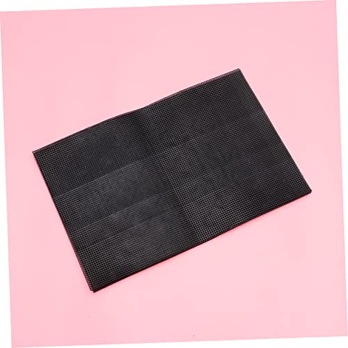 Happyyami 5pcs Plastic Mesh Grid for Projects Multi-Purpose Handmade Mesh for Fish Tank Aquariums and Crafting Black - color: Black
