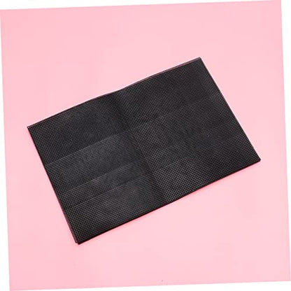 Happyyami 5pcs Plastic Mesh Grid for Projects Multi-Purpose Handmade Mesh for Fish Tank Aquariums and Crafting Black - color: Black