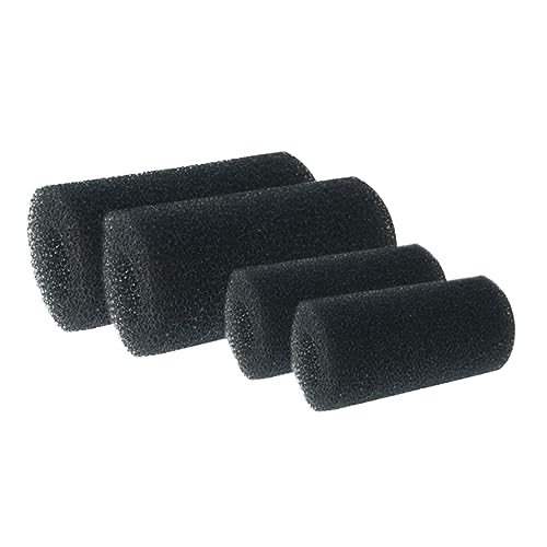 Levemolo 4pcs Fish Tank Filter Sleeve Pre-Filter Sponges Inlet Covers for Large Aquariums Easy to Use Safeguard for Fish