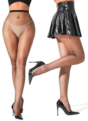 Fishnet Stockings Womens High Waist Fishnet Tights Mesh Stockings For Women - color: Regular Black S Mesh 2
