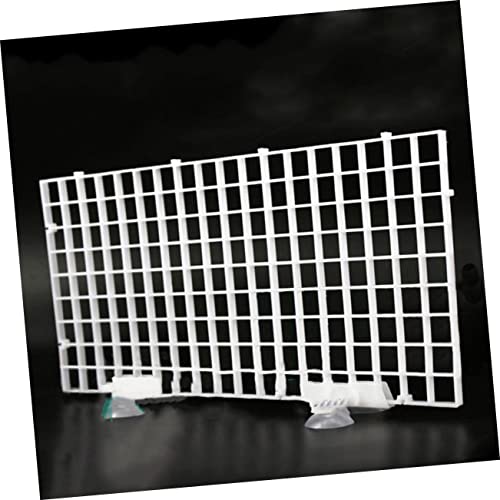 Abaodam 10Pcs Fish Tank Segregation Plate Creative Isolation Baffle Bottom Board for Aquariums Boards Clips Durable Material