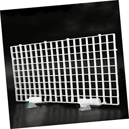 Abaodam 10Pcs Fish Tank Segregation Plate Creative Isolation Baffle Bottom Board for Aquariums Boards Clips Durable Material