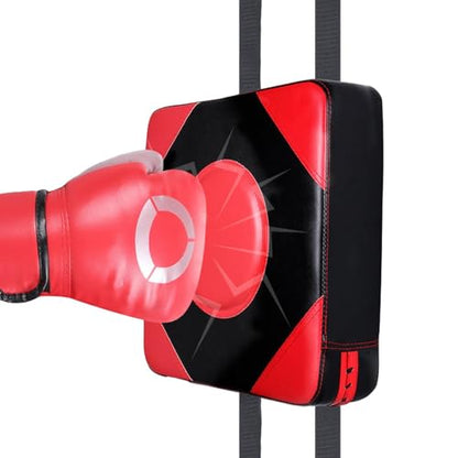 Wall Punching Bag Adult Fitness Cardio Dance Training Workout Activity - color: Red