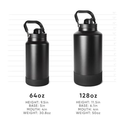 Simple Modern Water Bottle Jug | Straw & Chug Lid | 64oz, Tie Dye - color: -Kaleidoscope, size: 64 Ounces