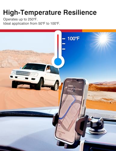 Dashboard Adhesive Mounting Disk Set for Suction Cup Car Mounts – 3.15" (80mm) Flat Surface Pad for Phone Holder & GPS – Strong Hold on Curved Dashboards – Includes 2 Disks & 2 Replacement Pads