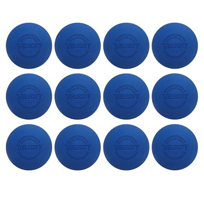 Velocity Lacrosse Balls - 1, 2, 3, 6, 12, 18, 24, 36, 60 and 120 Packs - for Practice, Official NFHS and College Approved Size - color: Royal Blue, size: 12 Balls, style: Practice Ball